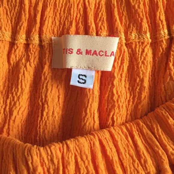 Otis & Maclain Revolve Senorita Top ORANGE Small - Picture 3 of 5